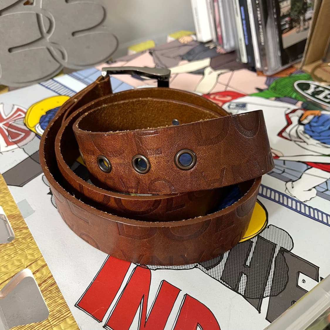 돌체앤가바나 빈티지 레더 벨트 상품이미지3