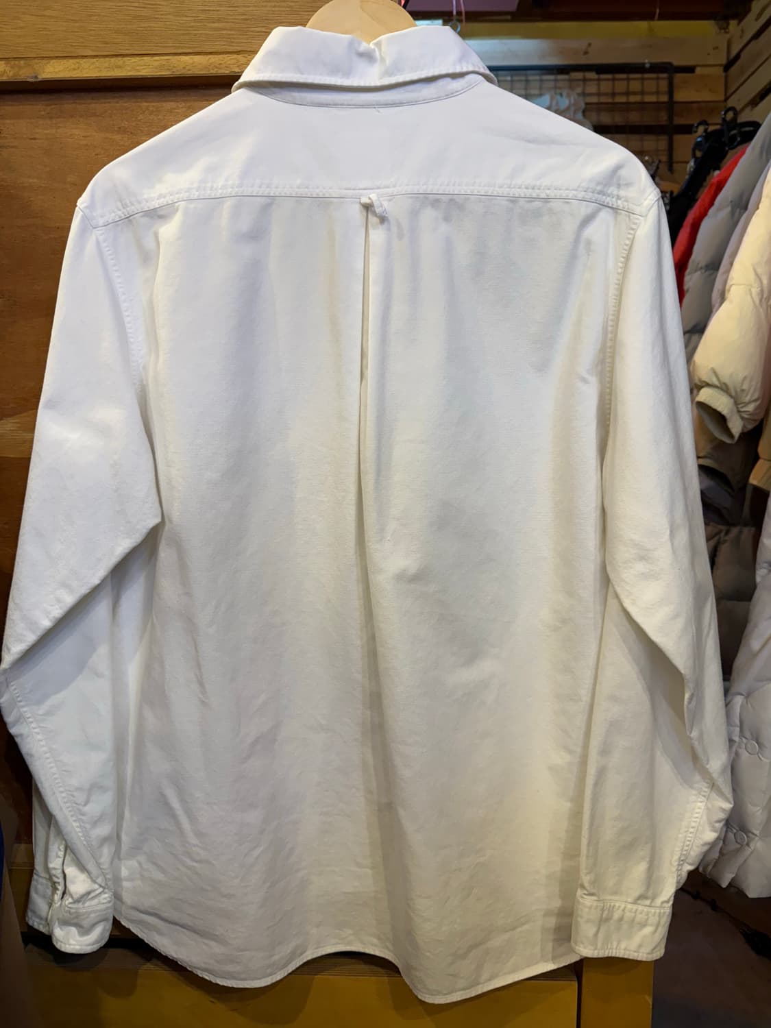 단톤 화이트 하프 셔츠 상품이미지3