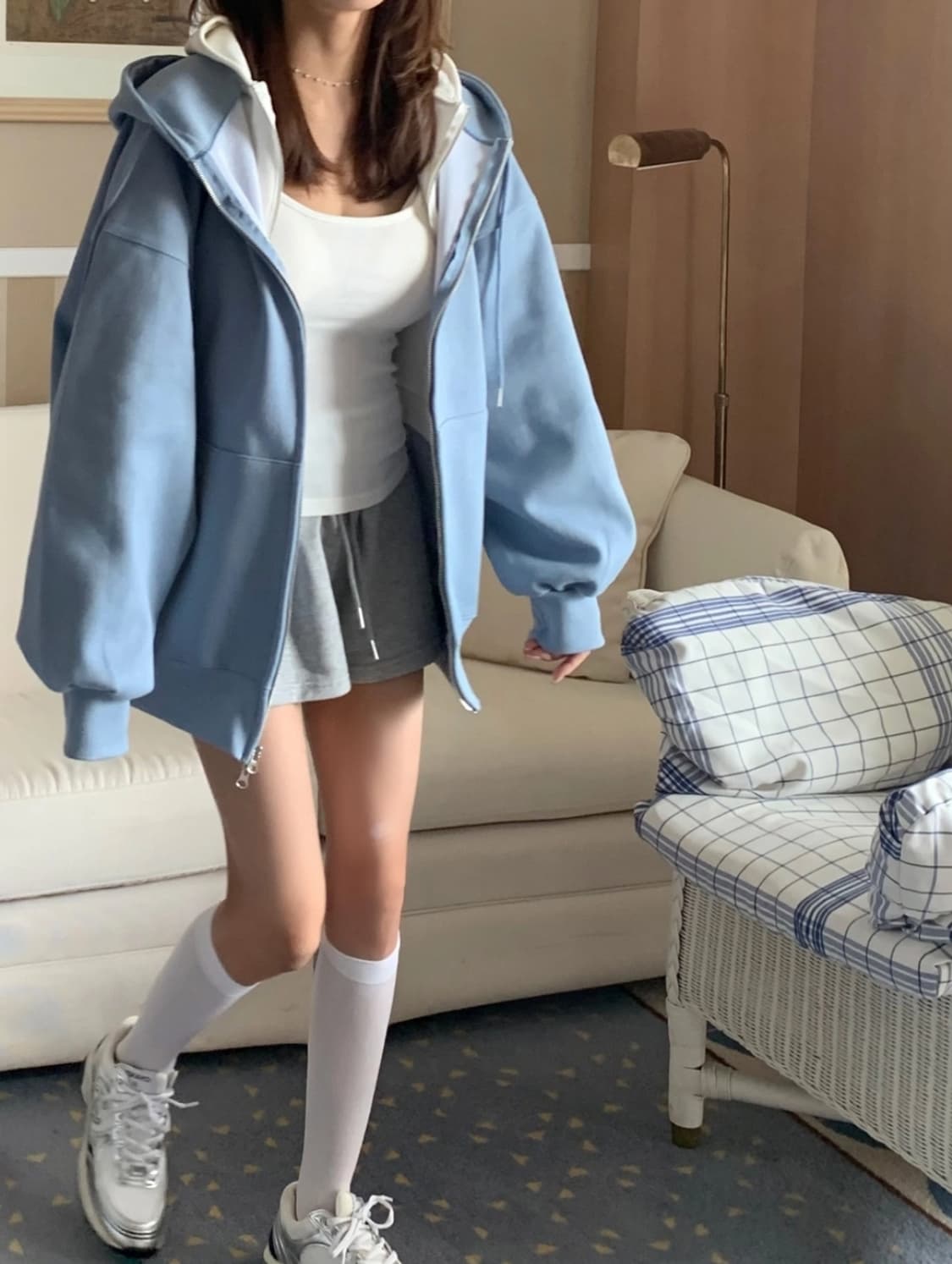 파이브클로젯 아르데아 후드집업 상품이미지2