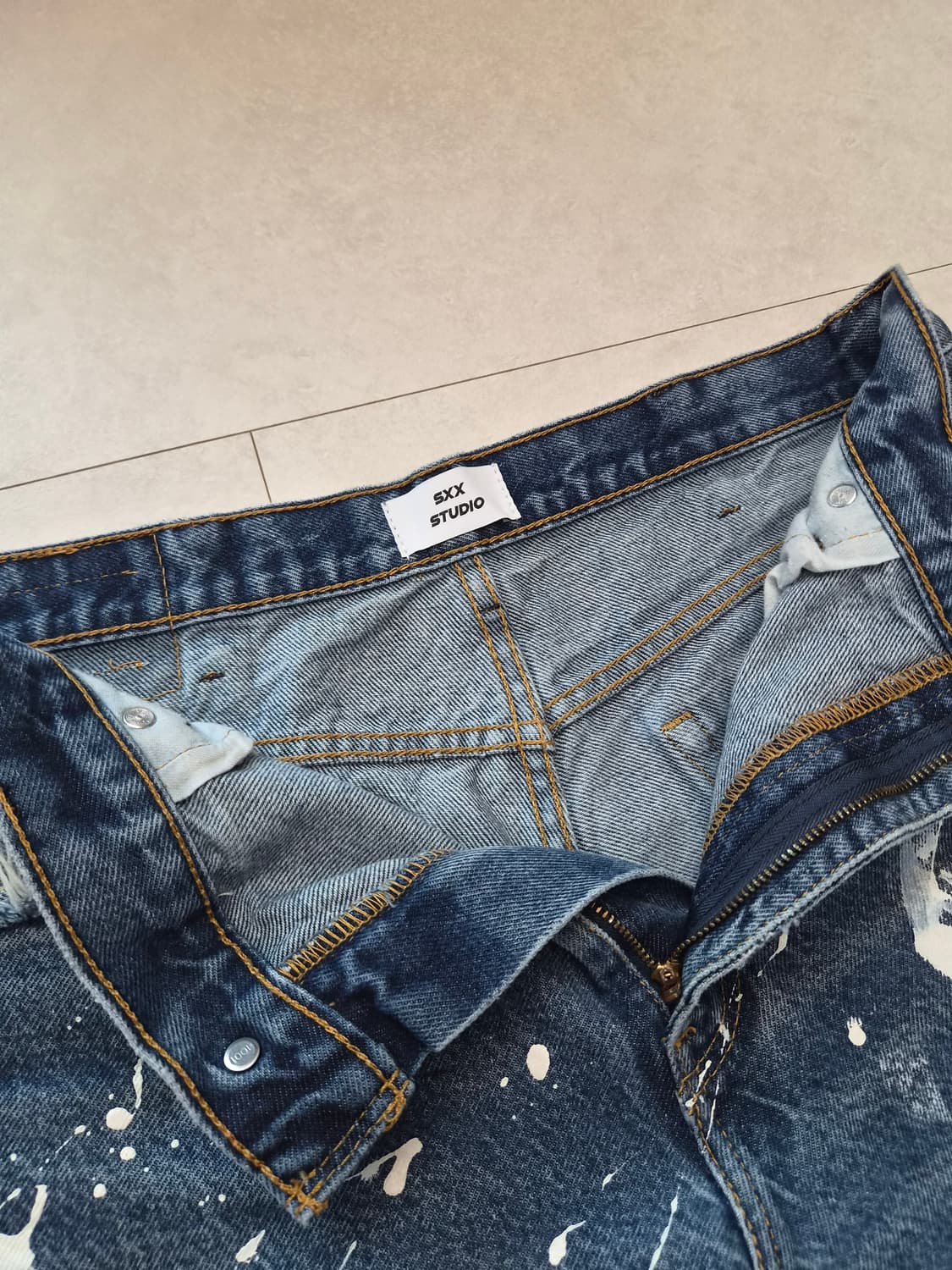 리바이스 517페인팅 커스텀 33x34 상품이미지5