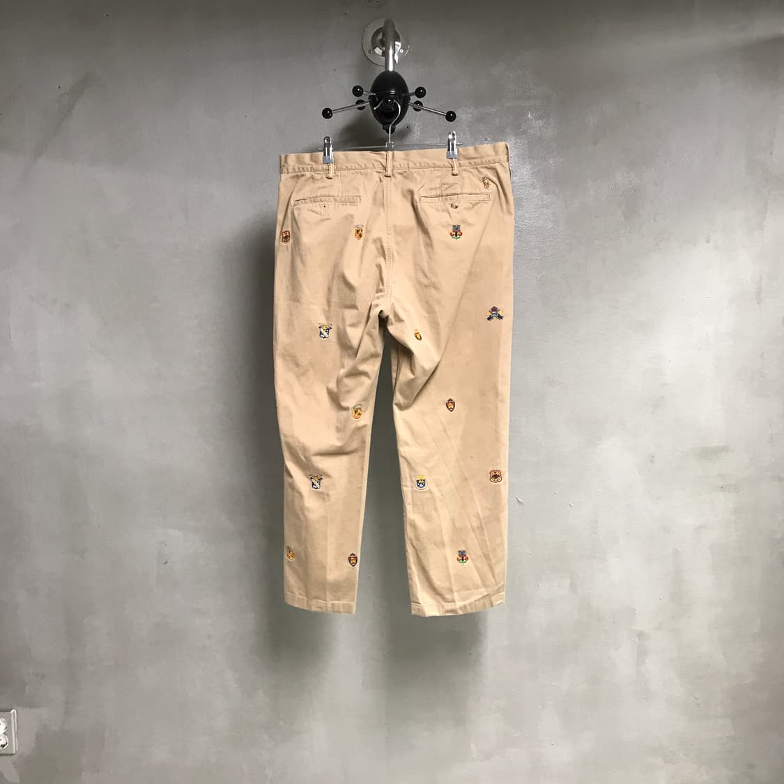 폴로 랄프로렌 멀티 자수 치노 팬츠 베이지 38/34 상품이미지4