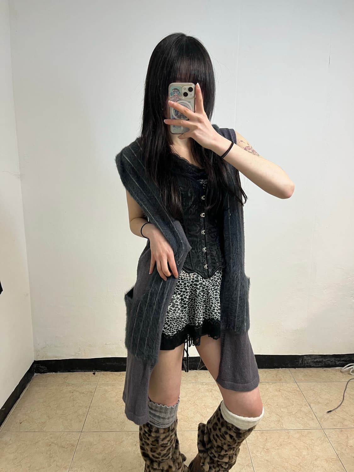 앤틱 레이스업 코르셋 상품이미지4