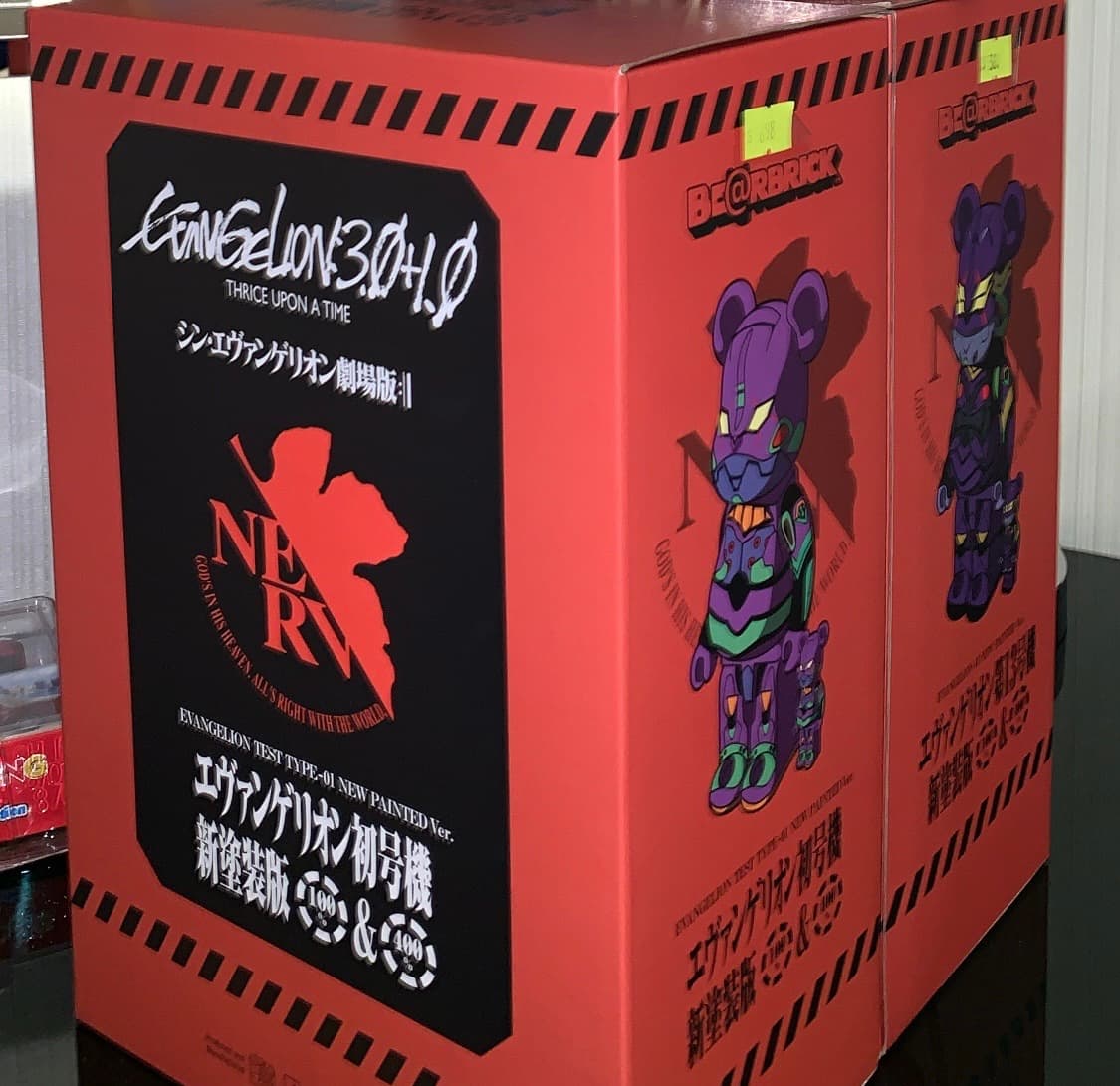 에반게리온 13호기 베어브릭 신도장판 400%+100% 미개봉 새상품 상품이미지2
