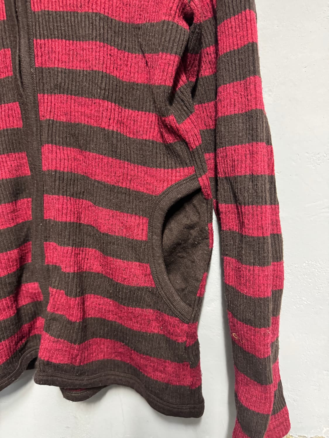 폴로 니트 후드집업 M 상품이미지3