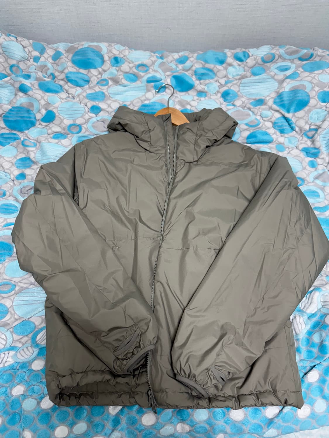 브라운야드 라이트 후디드 자켓 올리브그레이 4 상품이미지1