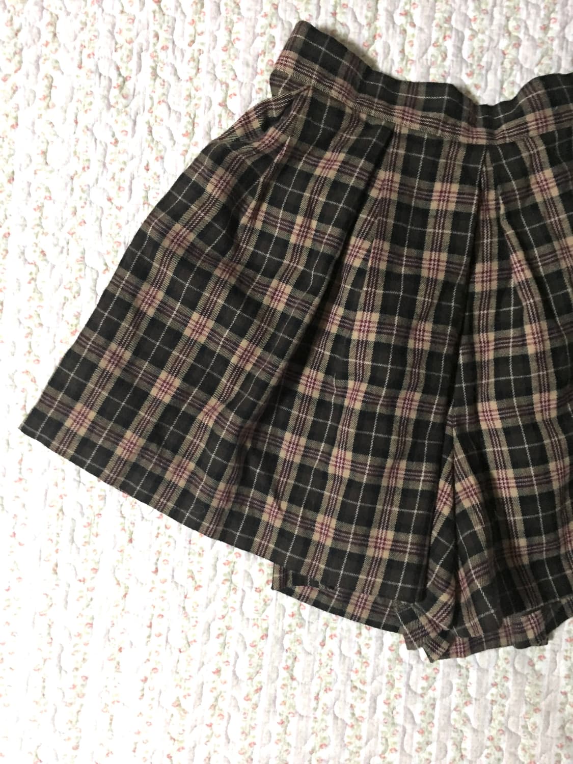 Vintage check skirt pants 상품이미지2