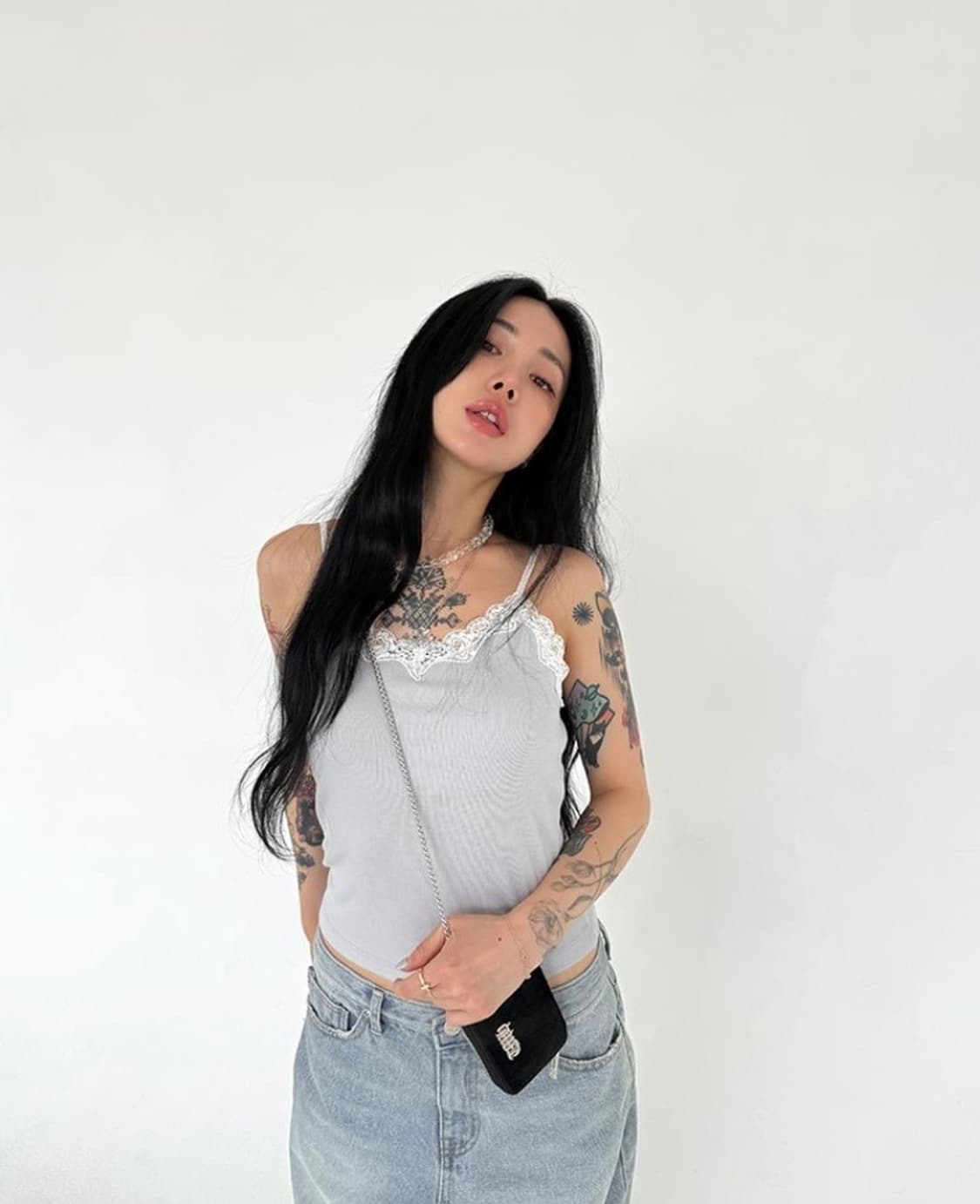 더미스테리어스호텔 레이스 베이직 탑 상품이미지4