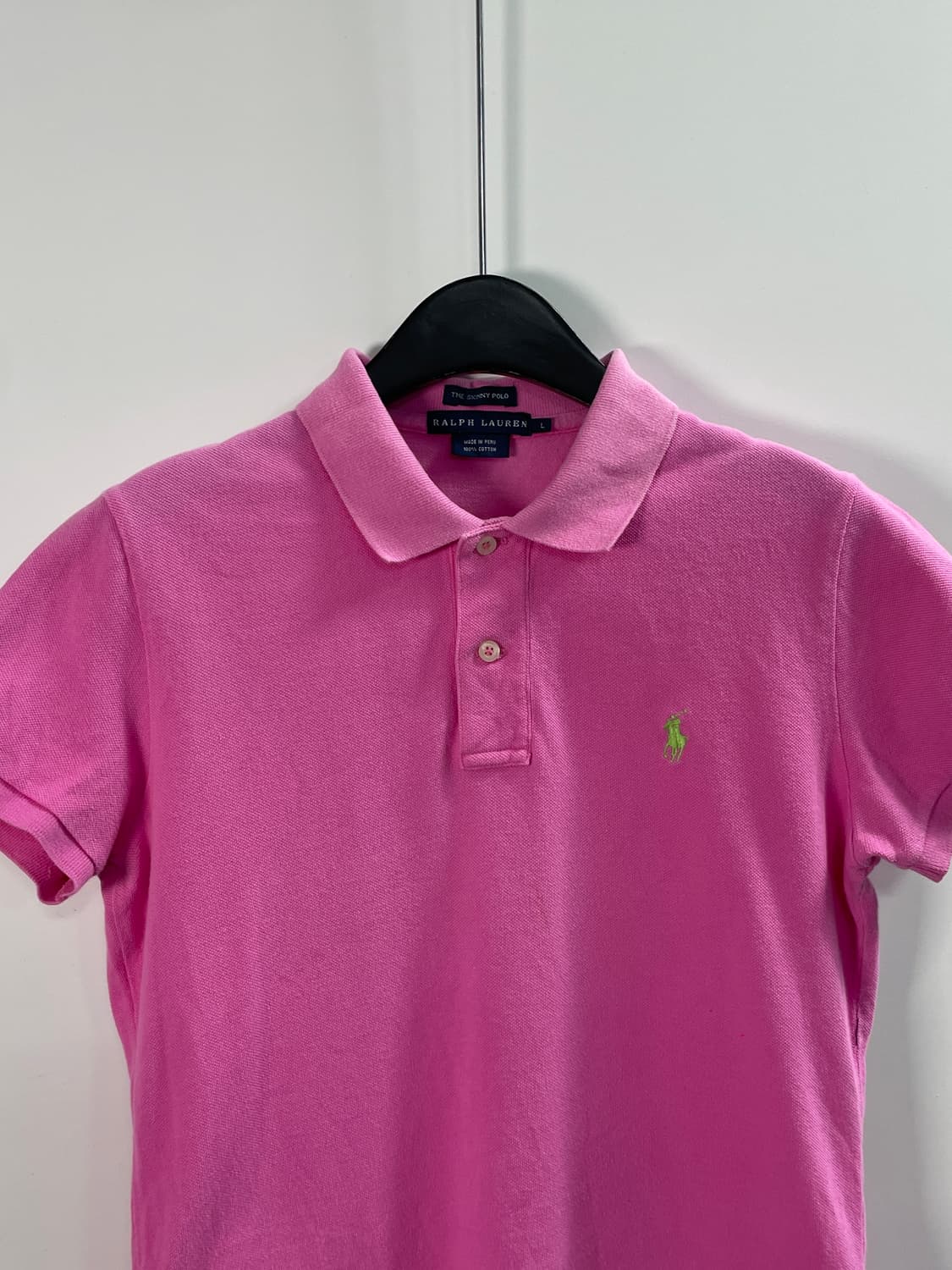 폴로 랄프로렌 우먼스 핑크 반팔카라티 (on.628) 상품이미지2