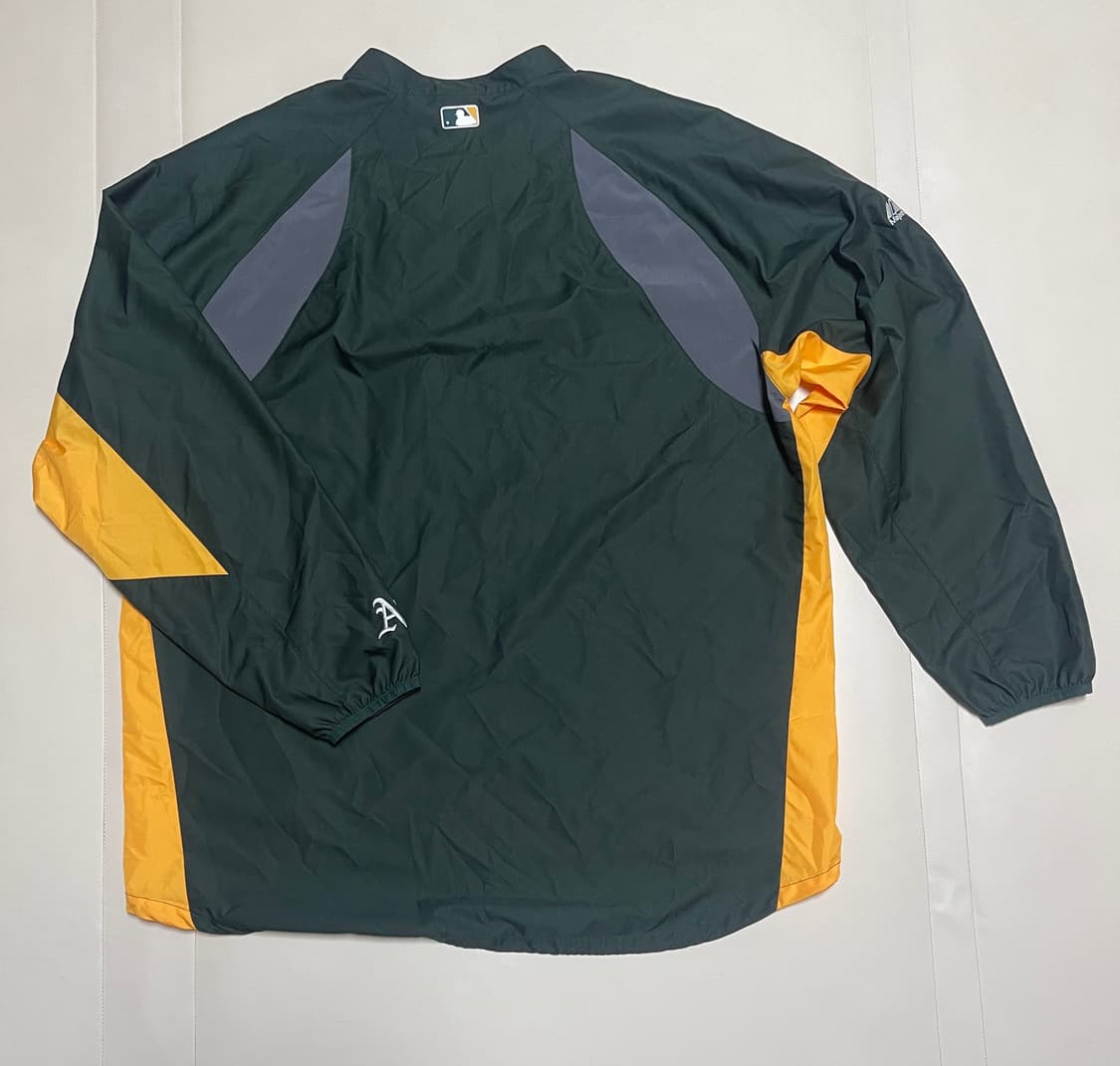 Majestic oakland Athletics 풀오버 바람막이 2XL 상품이미지2