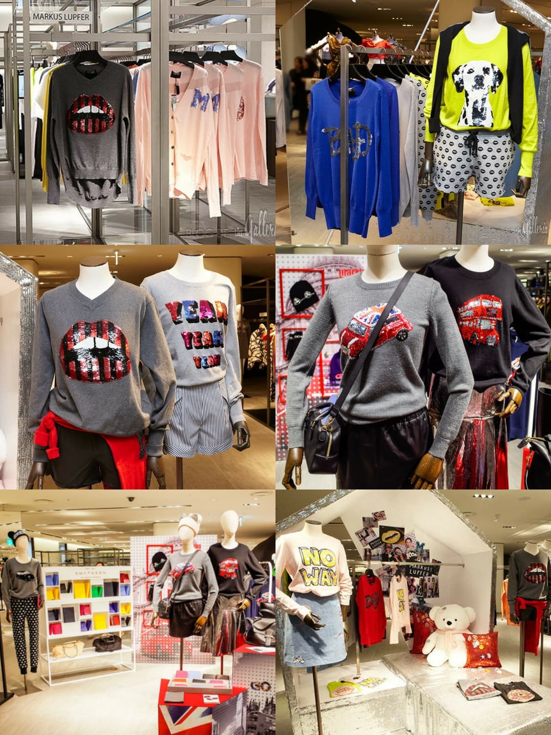 마커스루퍼 시그니처 시퀸 일러스트 포인트 울 니트 스웨터 상품이미지10