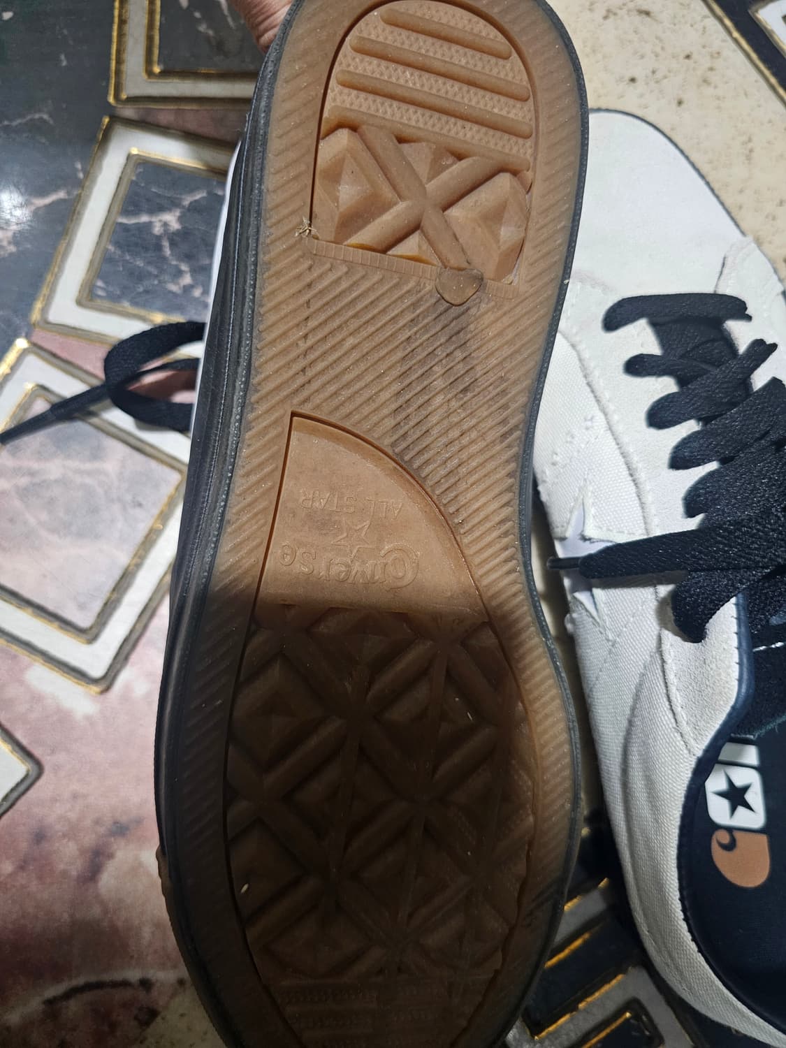 컨버스 x 칼하트 WIP 원스타 프로 로우 화이트 260 상품이미지3