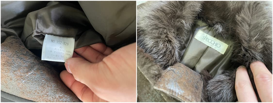 스피치오 래빗퍼 트리밍 더블 훅 롱 코트 J04016 상품이미지10