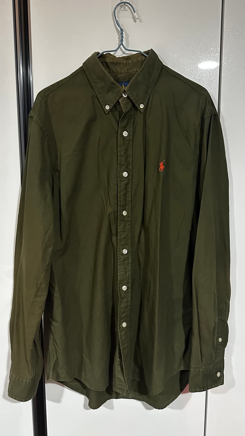 폴로 랄프로렌 옥스포드 셔츠 카키 M 상품이미지1
