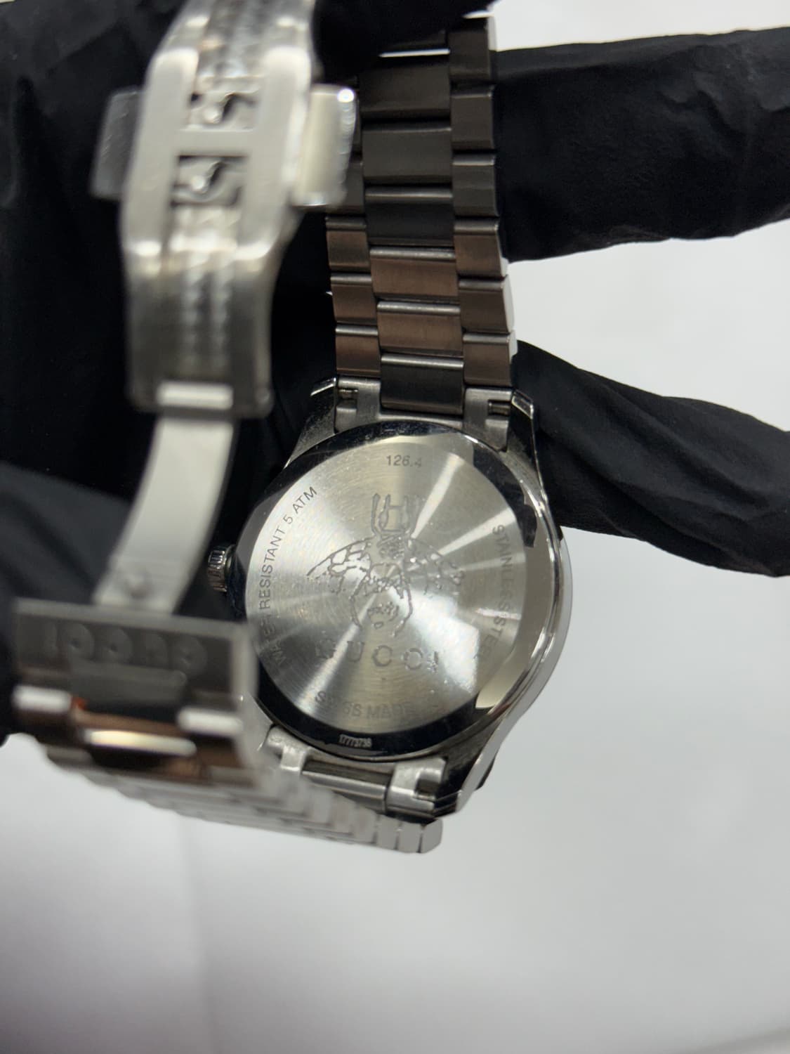 구찌 G-타임리스 쿼츠 38mm 스틸 실버 상품이미지6
