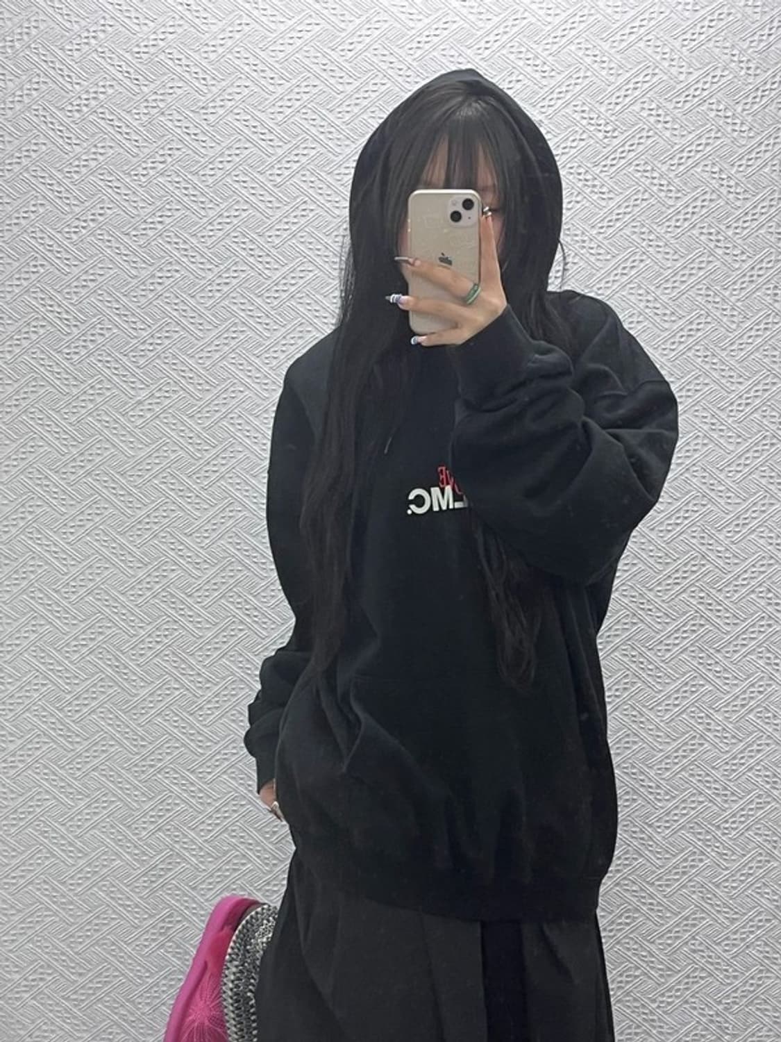 LMC X A60VE 빈티지 스트릿 힙합 오버핏 후드티 L C07820 상품이미지1