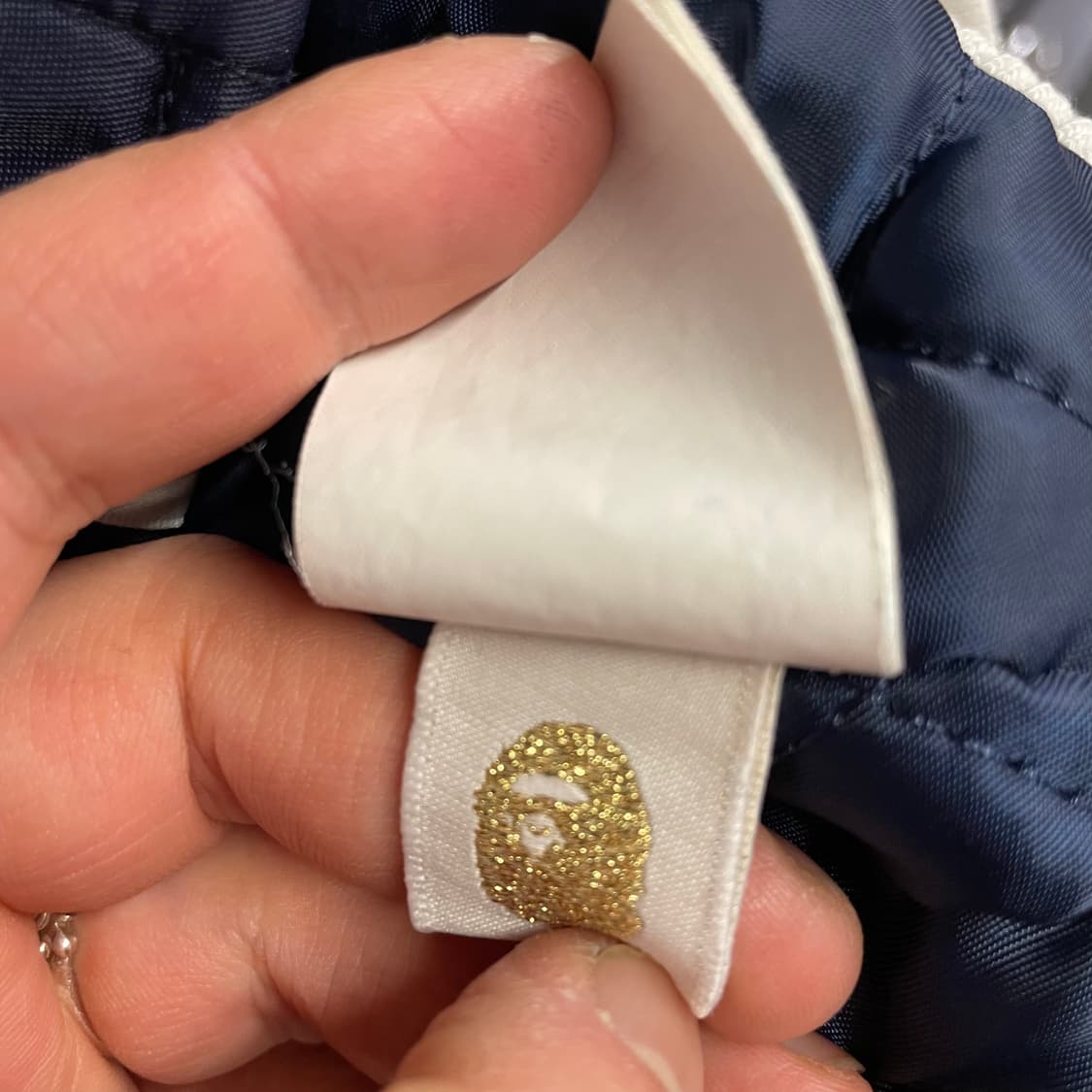 베이프 스펠아웃 바시티자켓 상품이미지10