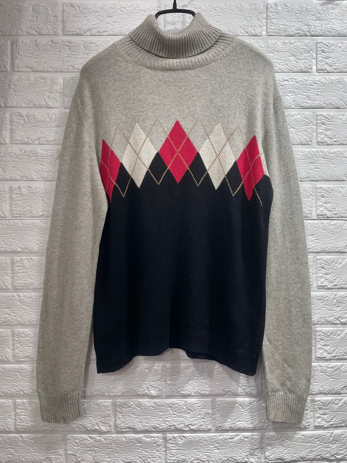 아가일 캐시미어100%니트 터틀넥목폴라티:) 상품이미지1