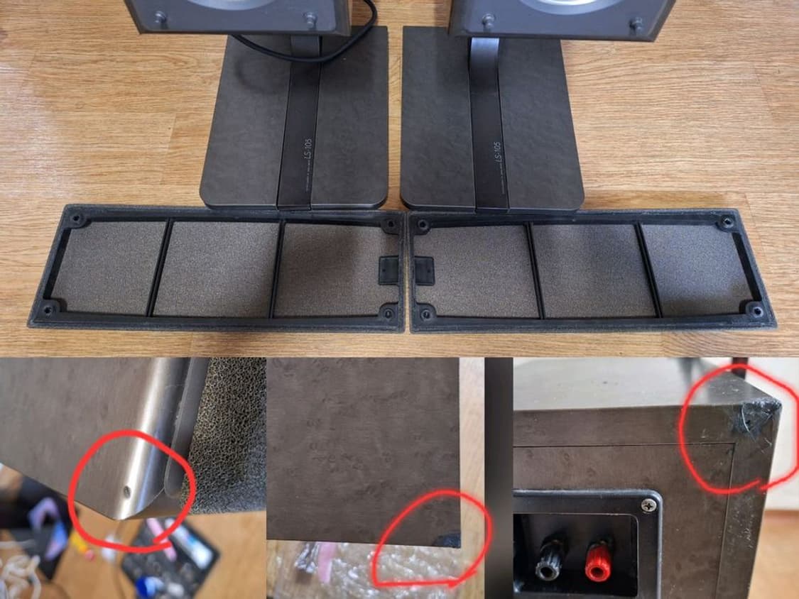 (스탠드 포함)빅터 VICTOR SX-105 북쉘프 스피커 1조 빈티지  상품이미지9