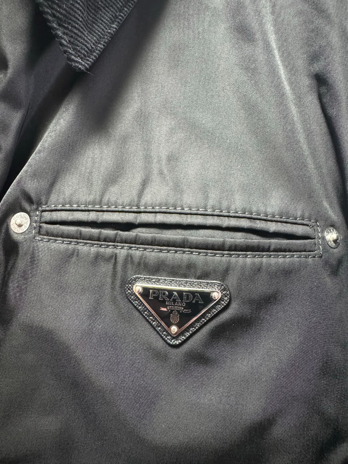 프라다 PRADA SGC280 블루종 자켓 XL 상품이미지2