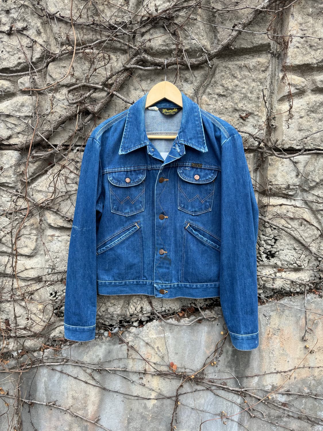 70~80s 랭글러 빈티지 126mj 웨스턴 데님 트러커 자켓 상품이미지1
