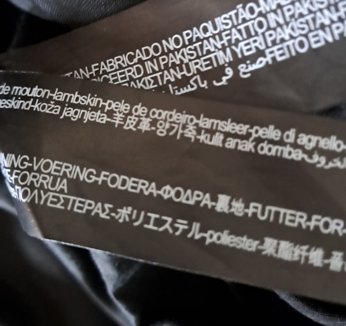 (택포) 자라 빈티지 워싱 양가죽 자켓 L B9 상품이미지9