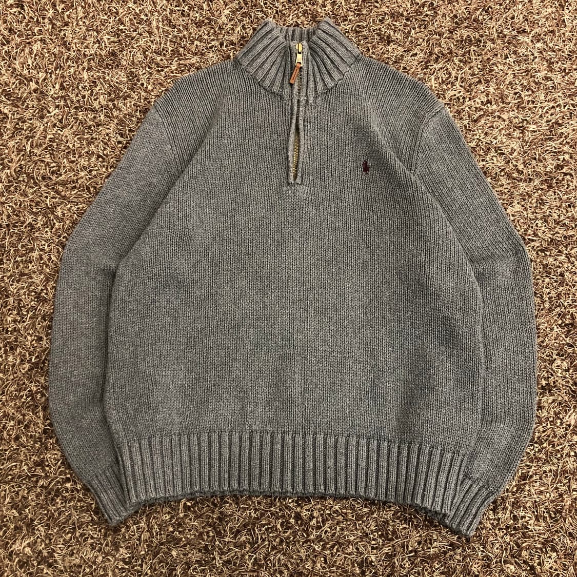 폴로 랄프로렌 하프집업 코튼 니트 상품이미지1