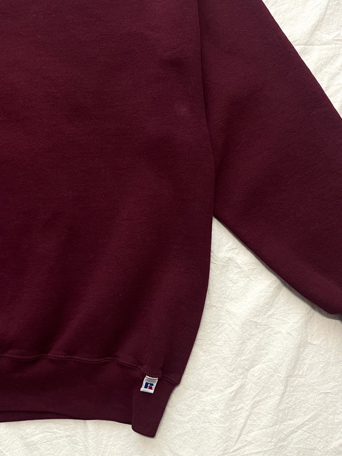 90's Russell 러셀 Sweatshirt Burgundy 상품이미지3