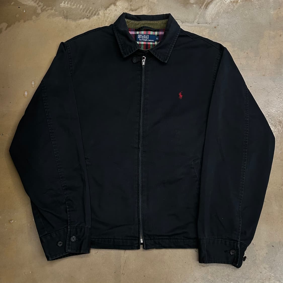 XL 폴로랄프로렌 블랙 해링턴 자켓 상품이미지2