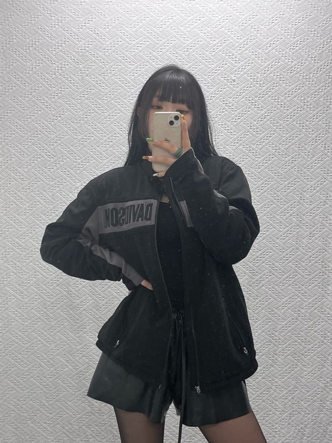 할리 데이비슨 올드스쿨 스트릿 모터사이클 레이싱 자켓 S C09494 상품이미지1