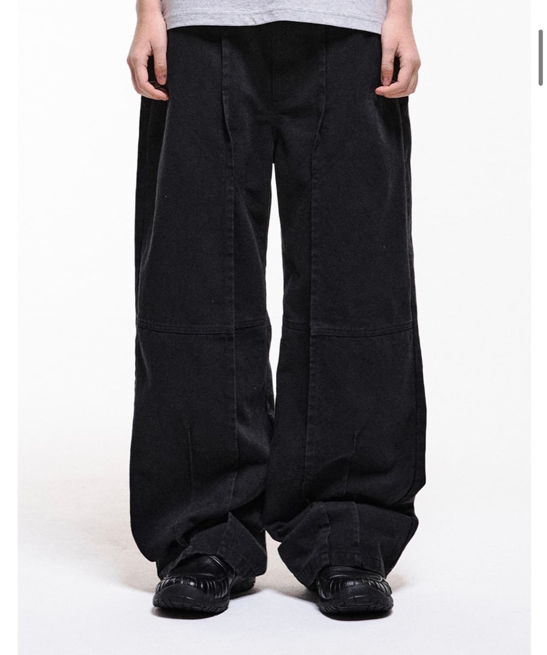 더콜디스트모먼트 TCM stitch pants (black) 상품이미지1