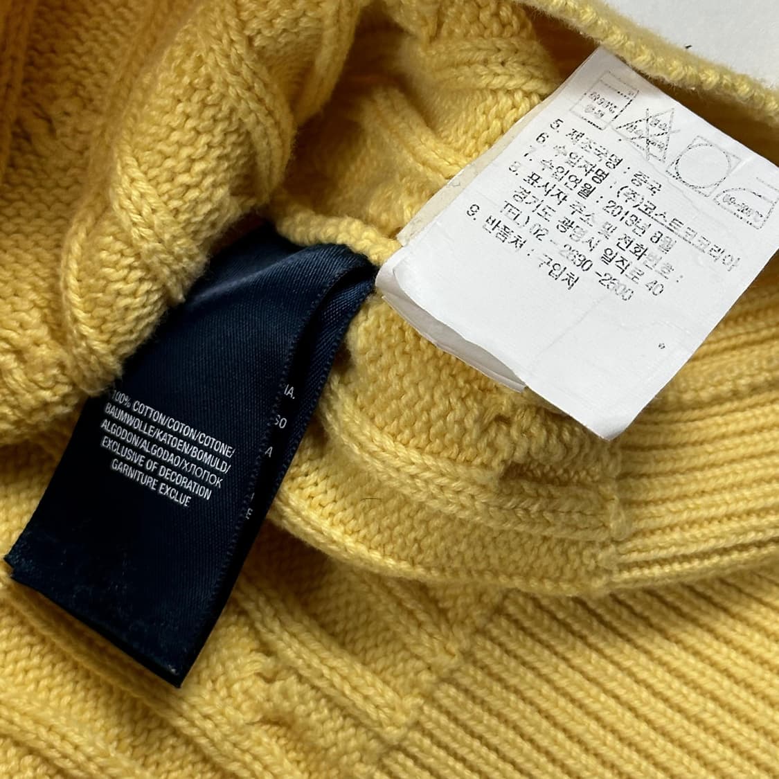 폴로 랄프로렌 걸즈 미니멀 케이블 니트 가디건 걸즈XL 상품이미지6