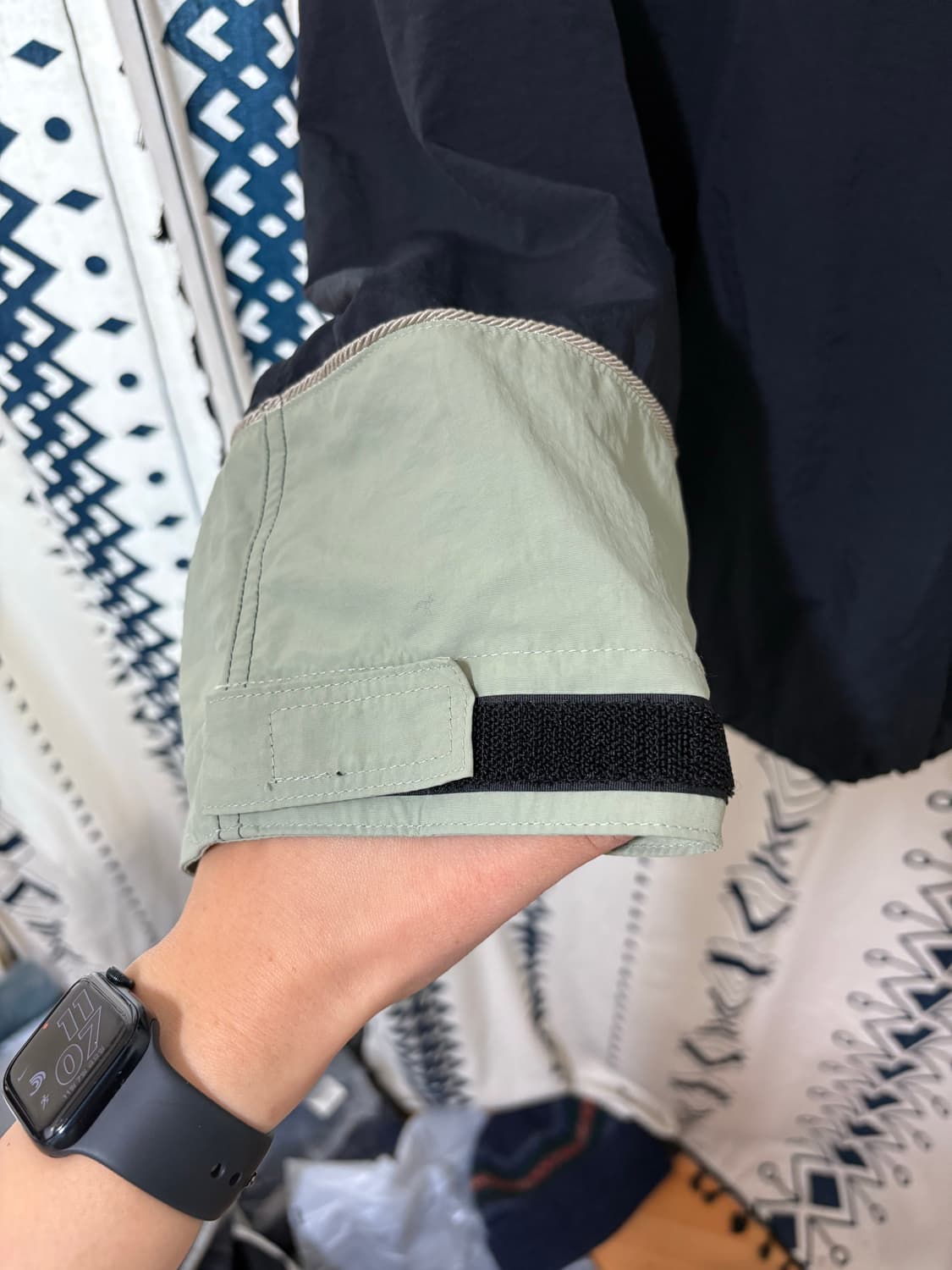 캐피탈 나일론 태피터 투톤 테네시 캑터스 플라워 파카 상품이미지7