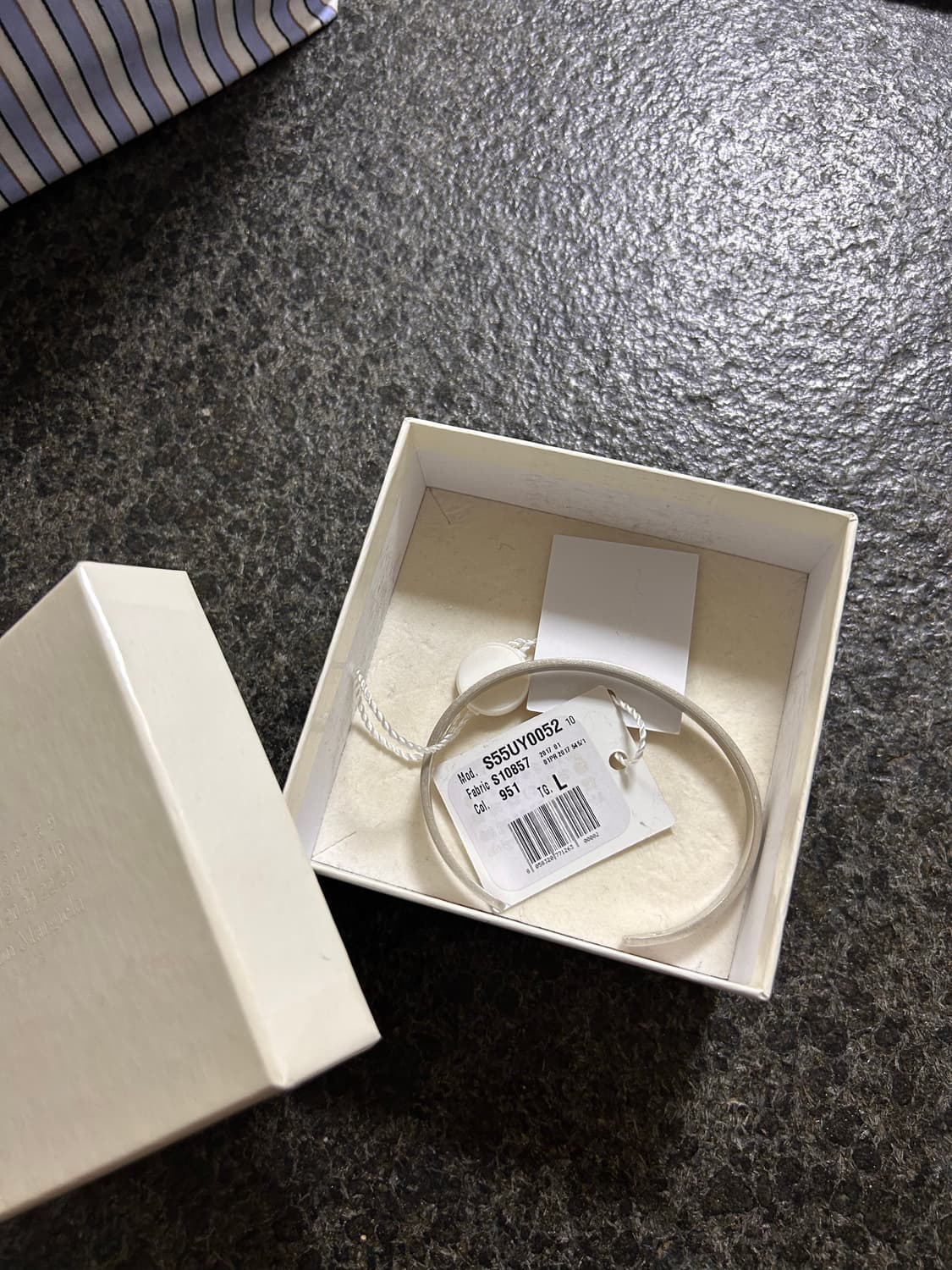 마르지엘라 실버 넘버링 팔찌 상품이미지3