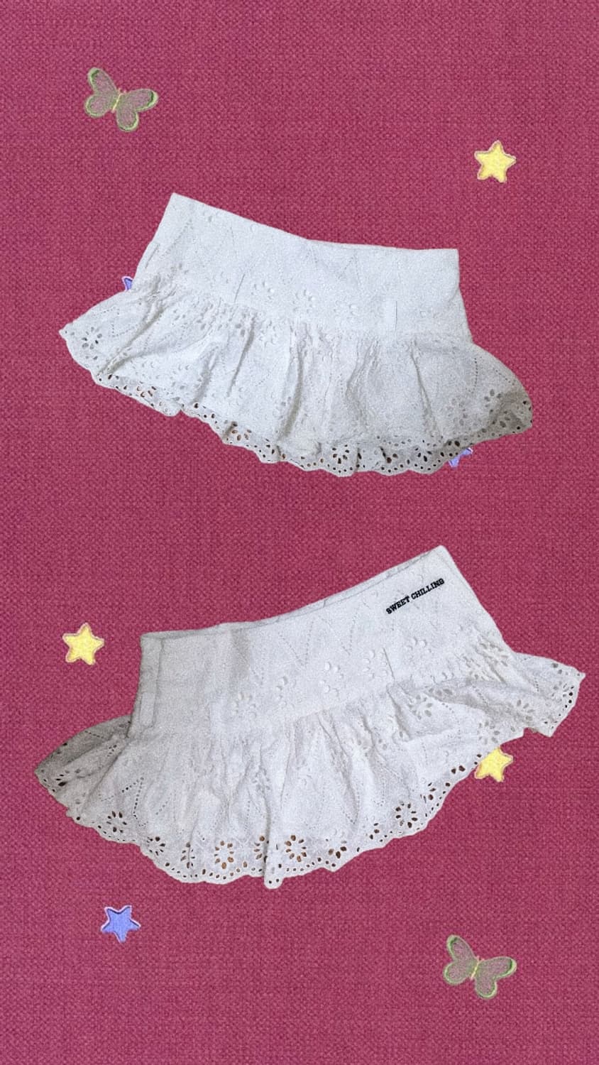 스위트칠링 레이스 미니 스커트 상품이미지1