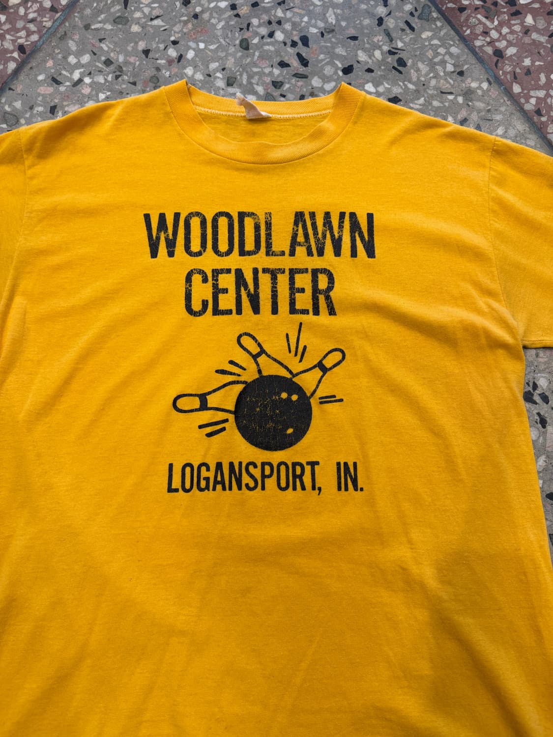 80s Woodlawn Center 볼링 티셔츠 (L) 상품이미지3