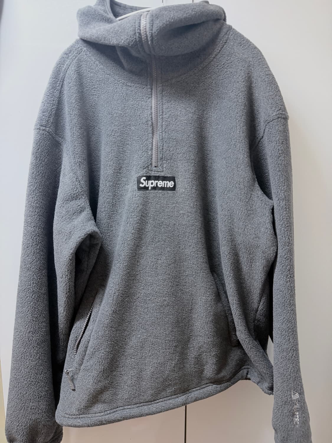 급처‼️) 슈프림 25fw 폴라텍 하프집 후드 상품이미지1