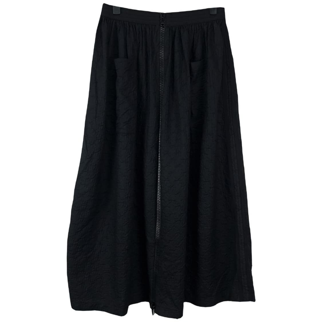 [더일마] 주릉 가공 집업 롱스커트 블랙 M18709 상품이미지2