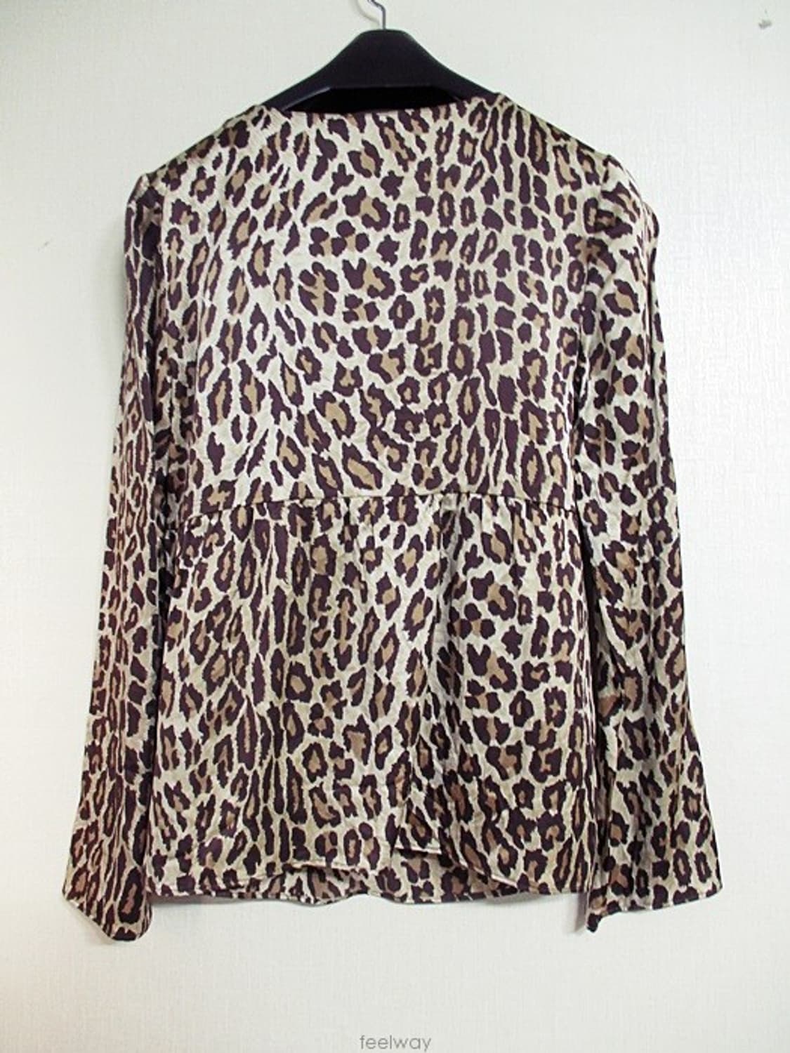 블루마린 정품 실크 블라우스 66사이즈 상품이미지5