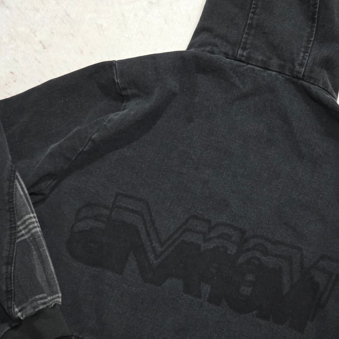 빈티지 패치워크 데님 후드집업 상품이미지6