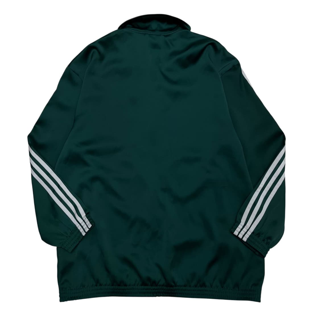 아디다스 화이트라인 새틴 딥그린 트랙탑 L 상품이미지4