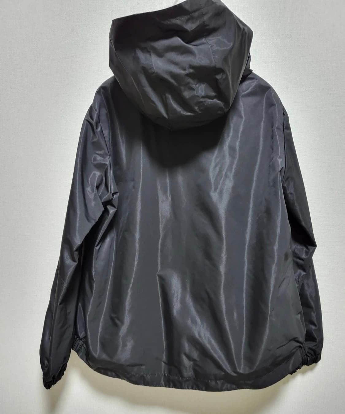 (새제품)천연가죽+프라다 후드 집업 자켓55-88 상품이미지7