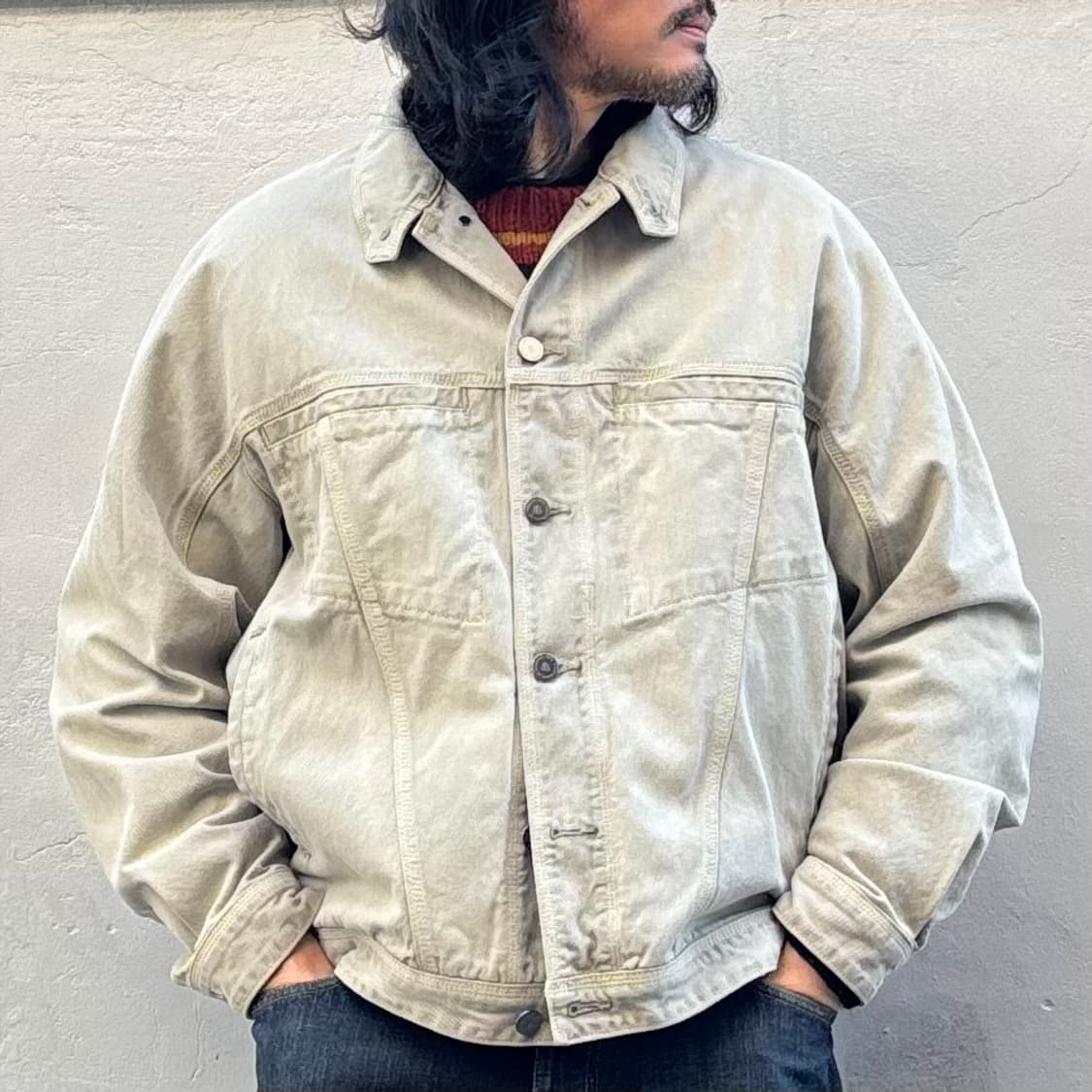 알레그리 코튼 워크 자켓 상품이미지9