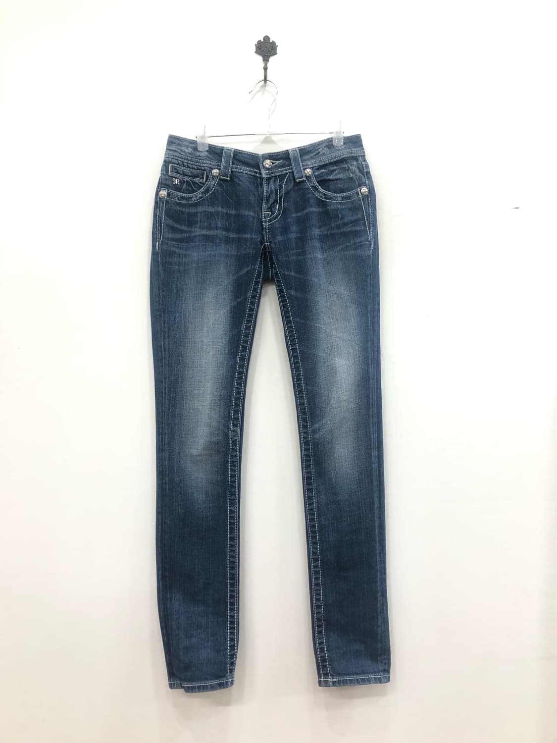 MISSME cubic detail lowrise denim pants  상품이미지4