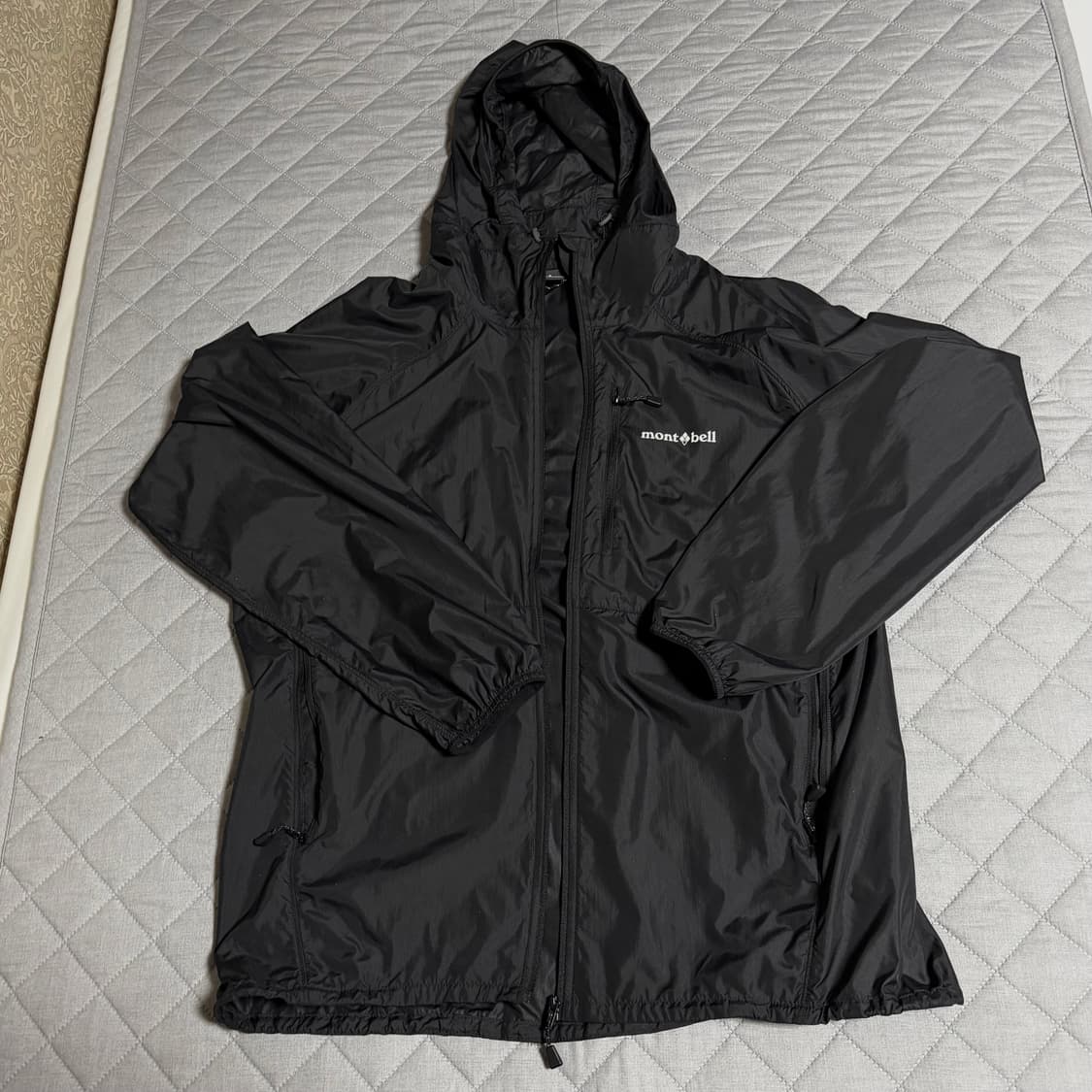 몽벨 경량 바람막이 L 블랙 상품이미지1