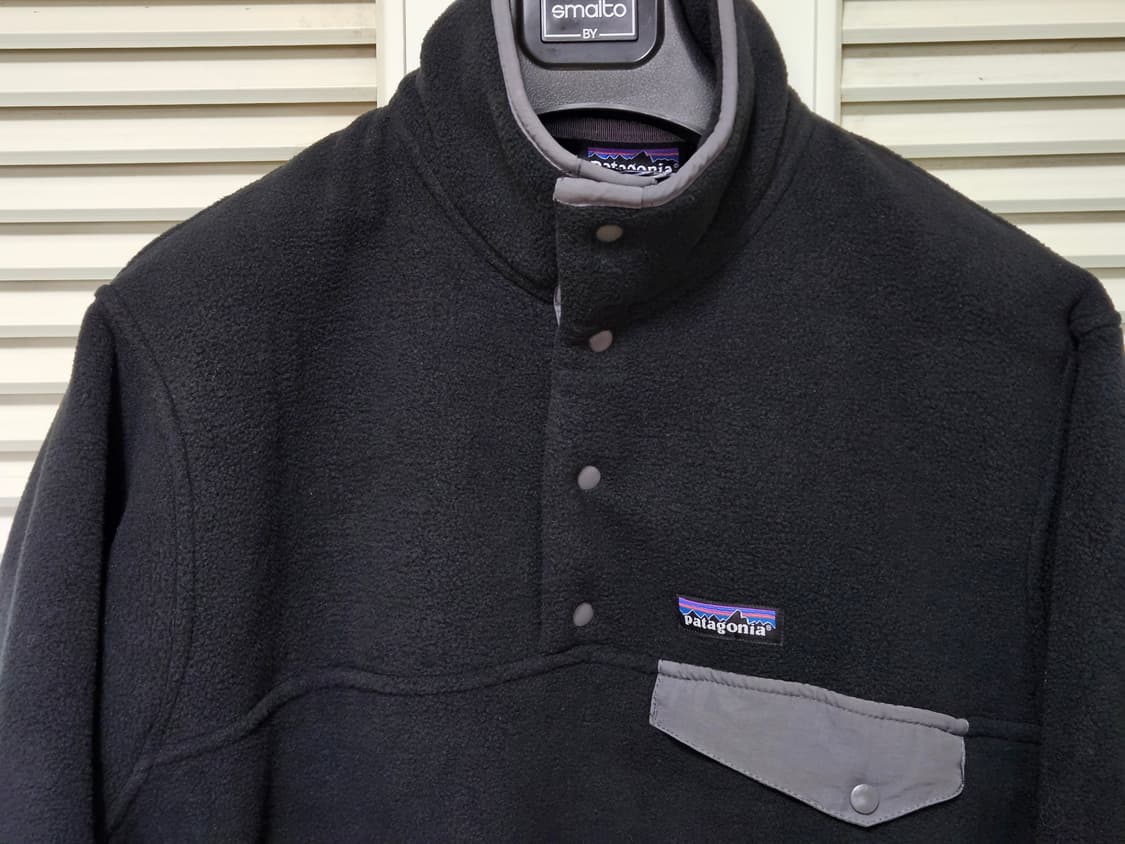 파타고니아 신칠라 스냅티 플리스 풀오버 블랙 95 100 상품이미지3