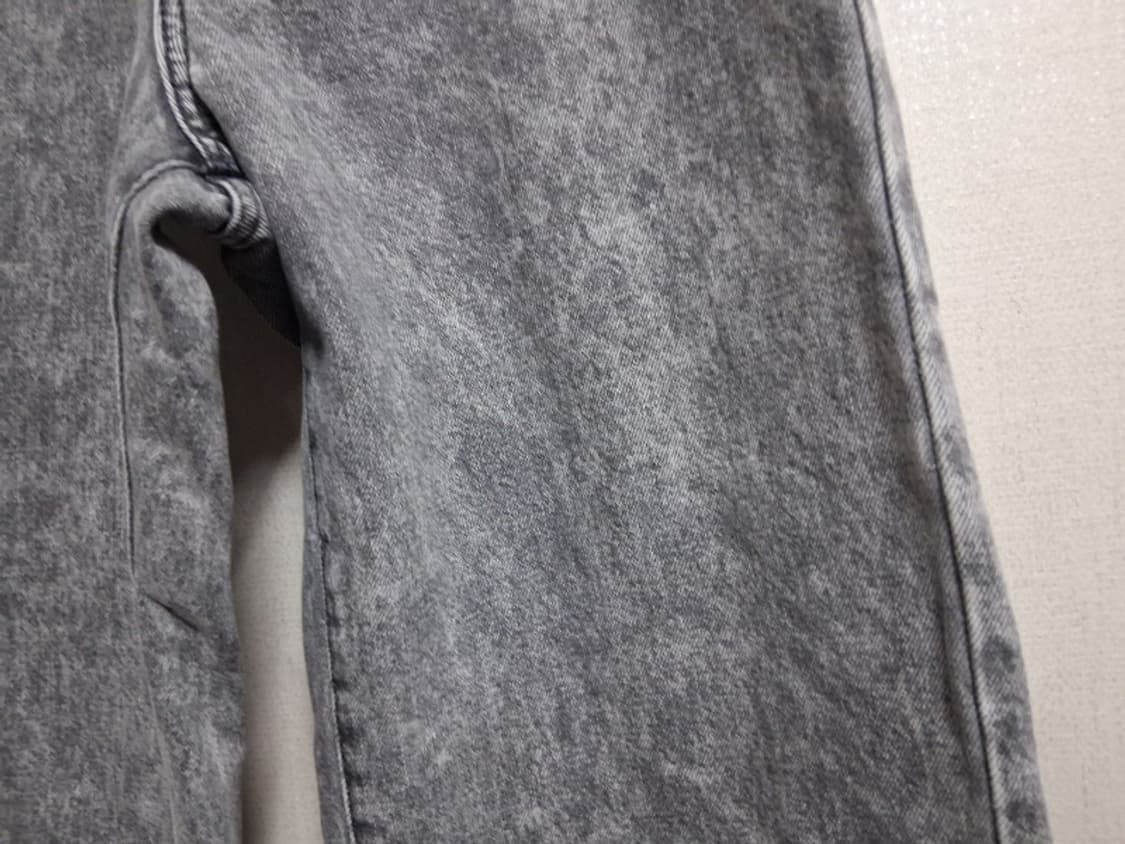 일본빈티지 Bershka 그레이 애시워싱 와이드팬츠 여성 26  상품이미지4