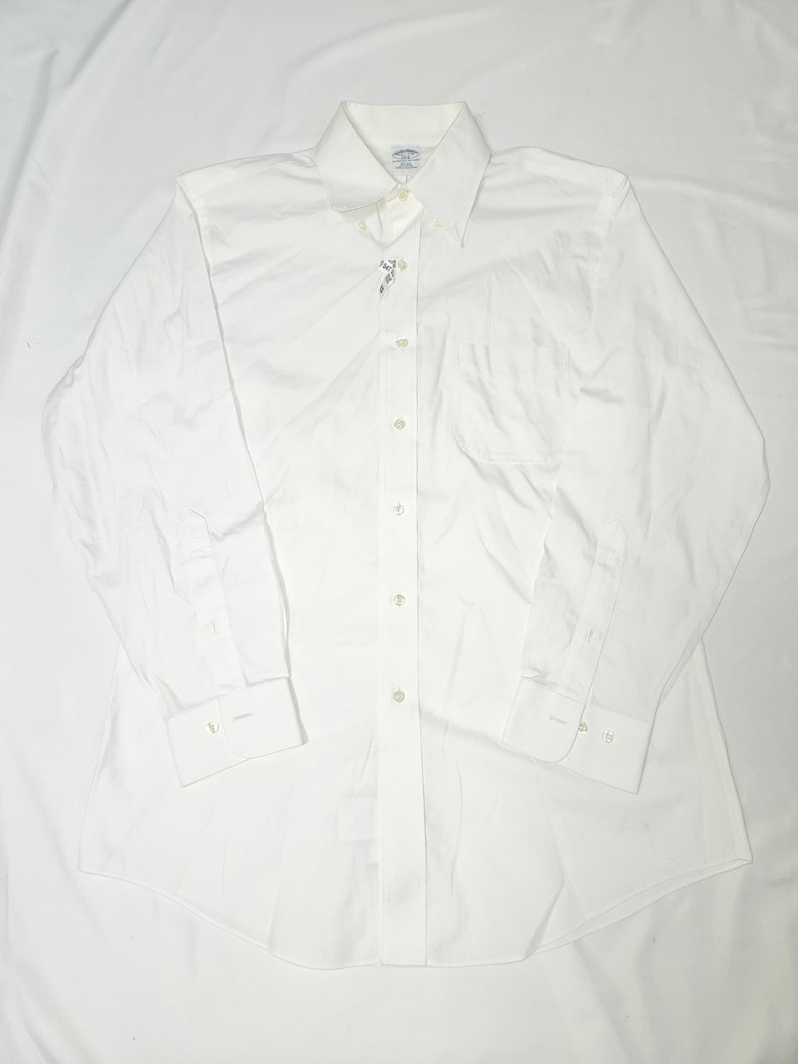 브룩스브라더스 화이트 346 셔츠 코튼 105-108 상품이미지1