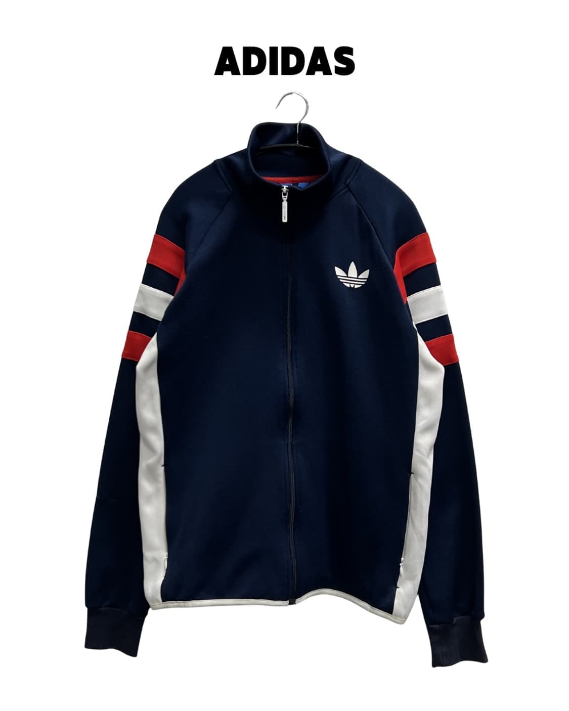 (110) 아디다스 파이어버드 트랙탑 져지 네이비/화이트/레드 상품이미지1