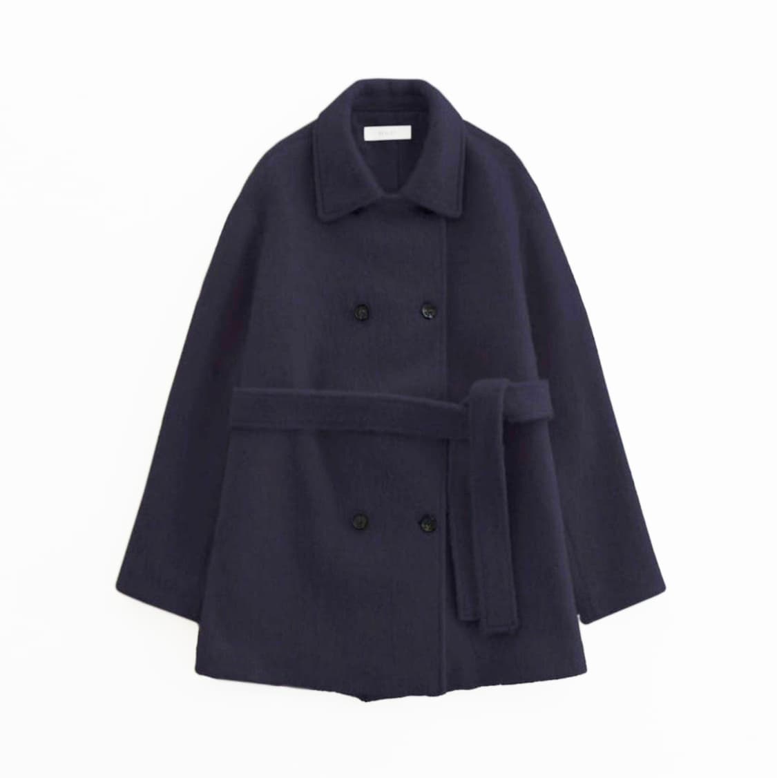 베뉴엣(BENUET) 다크네이비 밀란 코트 프리사이즈 새상품 상품이미지2