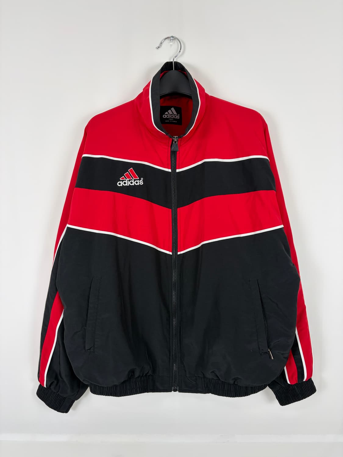 a149) 아디다스 90s 올드스쿨 배색 바람막이 상품이미지2